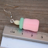 Pastel baby milk bottles earrings