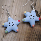 Wonky happy Starfolk earrings