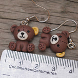 Mrs Yellow Ear Bear earrings