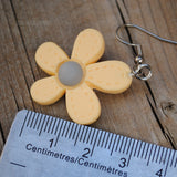 Stitched candy flowers earrings