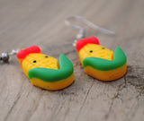 Pretty sweet corn cob earrings