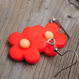 Fall colors Candy Flower earrings