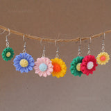 Candy Sunflower earrings  - Regular or Mini size