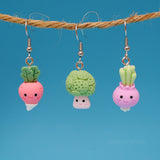 Happy Veggie pals earrings