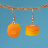 Small buttery pancakes earrings