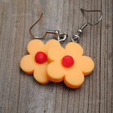 Fall colors Candy Flower earrings