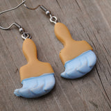 Chunky Paint brushes earrings