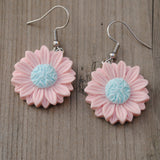 Candy Sunflower earrings  - Regular or Mini size