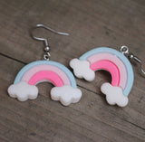 Brighter Days Rainbow Cloud earrings