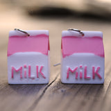 Chunky Milk Carton earrings