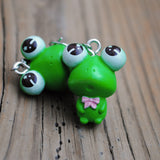 The McCroakington Frog family earrings