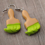 Chunky Paint brushes earrings