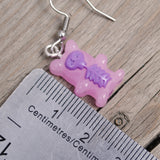 Skull skeleton Gummy bears earrings