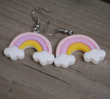 Brighter Days Rainbow Cloud earrings