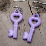 Secret Heart Keys earrings