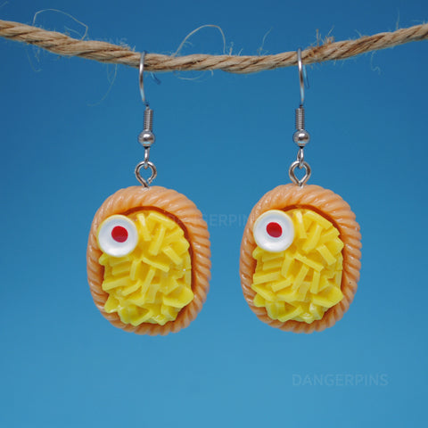 Fries & Ketchup earrings