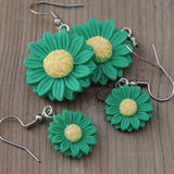 Candy Sunflower earrings  - Regular or Mini size