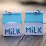 Chunky Milk Carton earrings