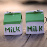 Chunky Milk Carton earrings