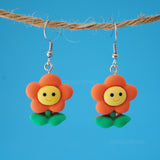 Happy little Petal chums flowers earrings