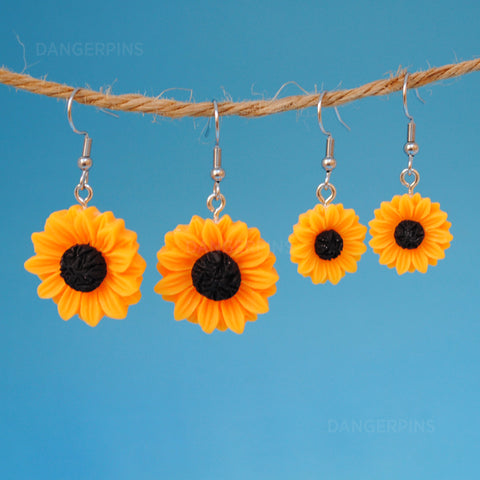 Cosy Sunflower Earrings