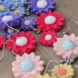 Candy Sunflower earrings  - Regular or Mini size