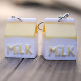 Chunky Milk Carton earrings