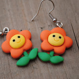 Happy little Petal chums flowers earrings