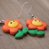 Happy little Petal chums flowers earrings