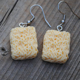 Naked Ramen Noodle blocks earrings