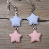 Pastel Star Duos earrings