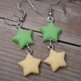 Pastel Star Duos earrings