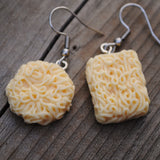 Naked Ramen Noodle blocks earrings