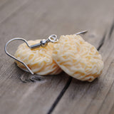 Naked Ramen Noodle blocks earrings