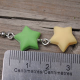 Pastel Star Duos earrings