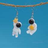 Chunky Astronaut Earrings