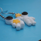 Chunky Astronaut Earrings