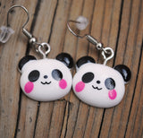 Cute Panda Head earrings