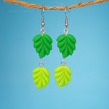 Leaves cascades earrings