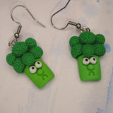 Gary the Depressed Broccoli Earrings