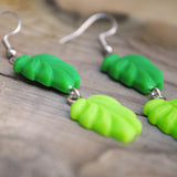 Leaves cascades earrings