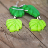 Leaves cascades earrings