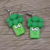 Gary the Depressed Broccoli Earrings