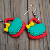 Fancy Lady handbag earrings