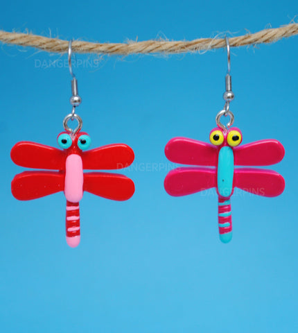 Cute dragonfly earrings