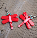 Cute dragonfly earrings