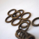 15 Mixed Bronze viking celtic hair beard braid beads