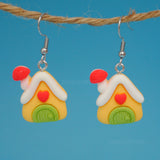 Cosy Gingerbread Cottages earrings