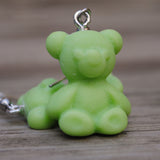 Solid color candy Bears earrings