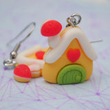 Cosy Gingerbread Cottages earrings